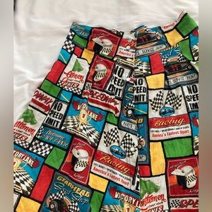 Handmade racing skirt. NASCAR, speedway. With pockets!